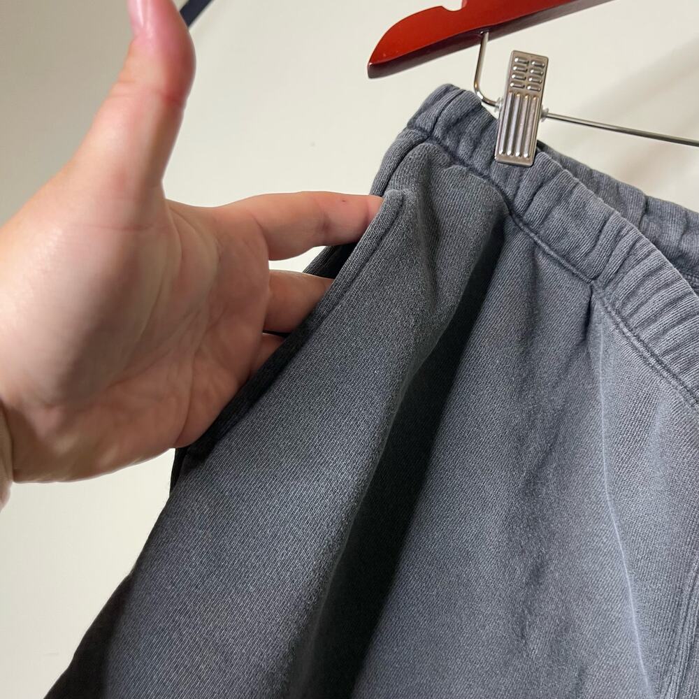 Joah Brown Fitted Sweat Shorts Gray Womens M/L - Picture 5 of 8